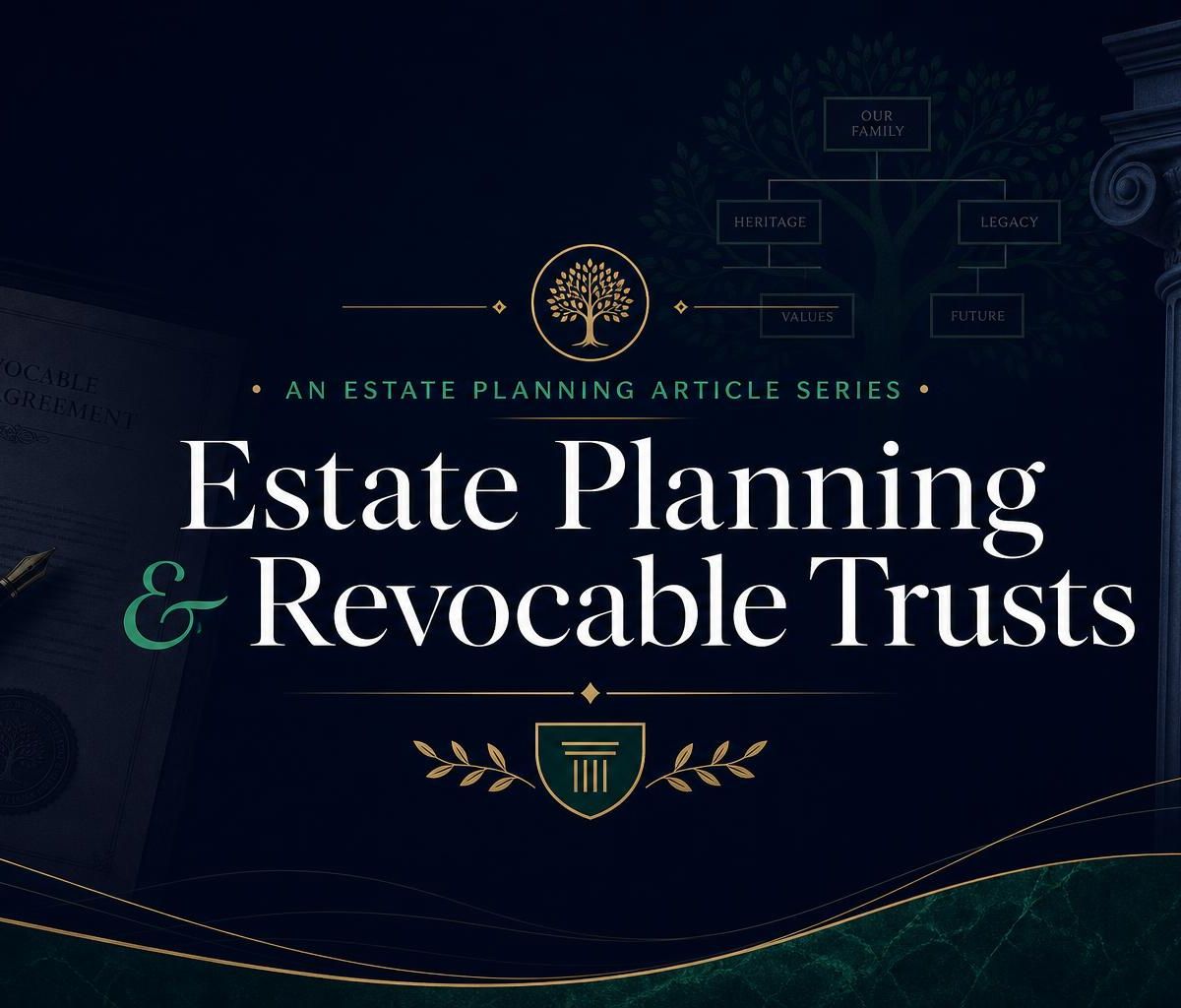 Introduction to Estate Planning and Revocable Trusts (Part I)